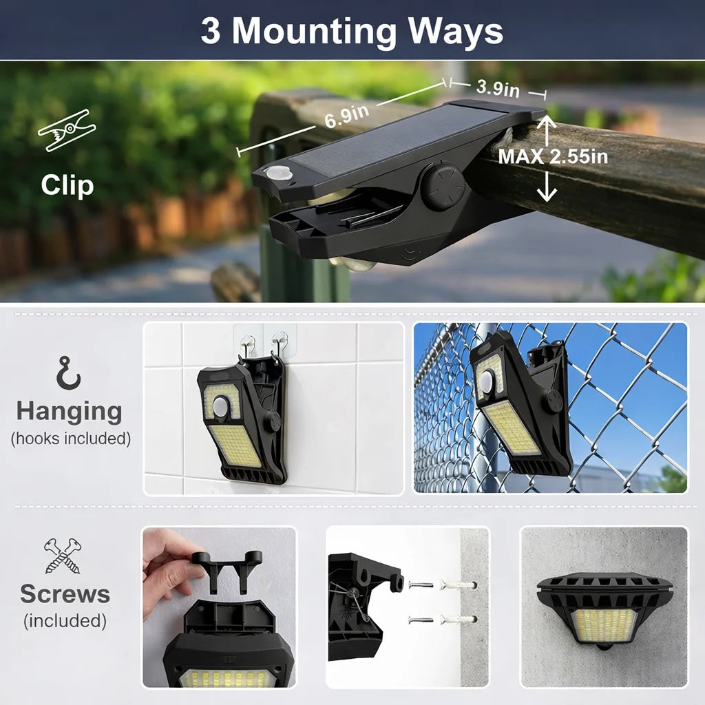Modolight™ Solar Clip-On Light